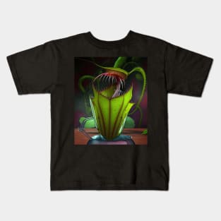 Funny Graphic Pitcher Plant Art Cool Nepenthes Carnivores Gift Kids T-Shirt